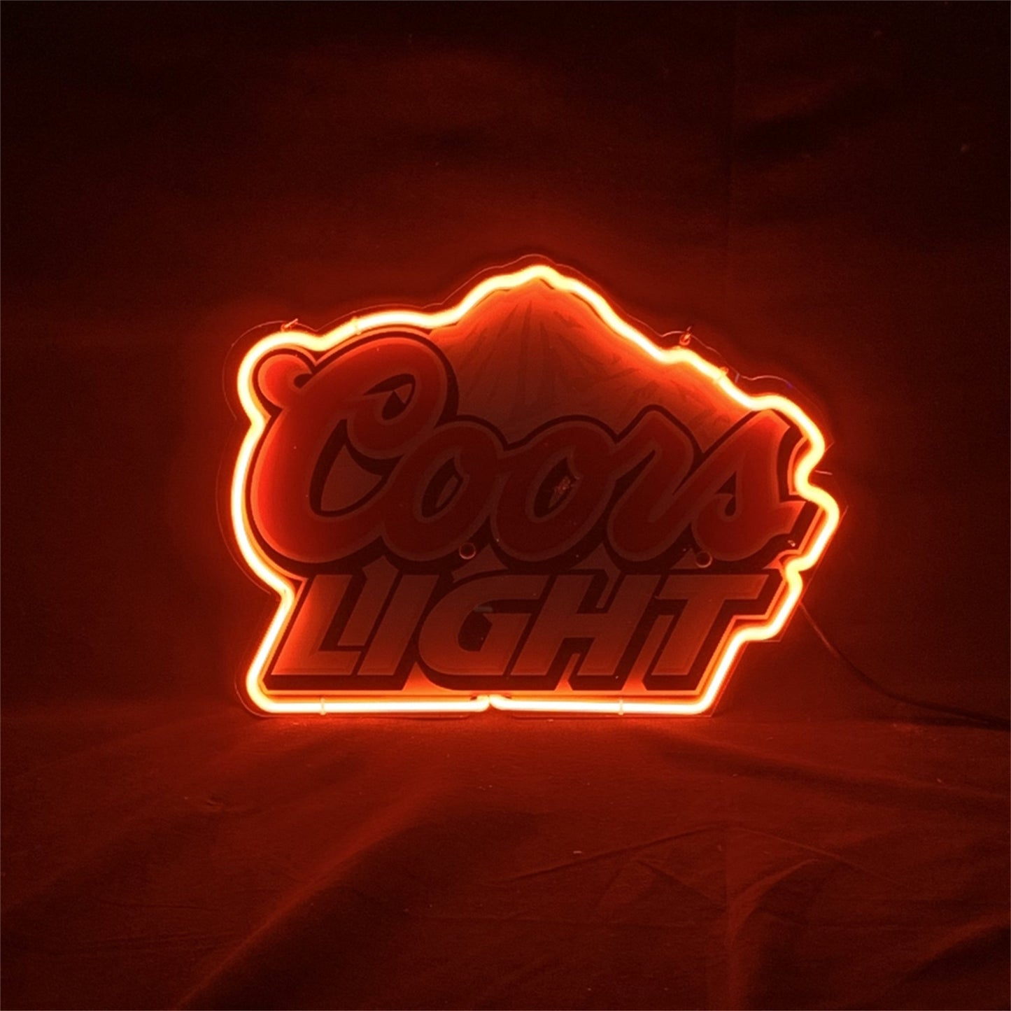 Coors Light Neon Sign Outline with UV-printed - TN236-  DRIVEN - 2