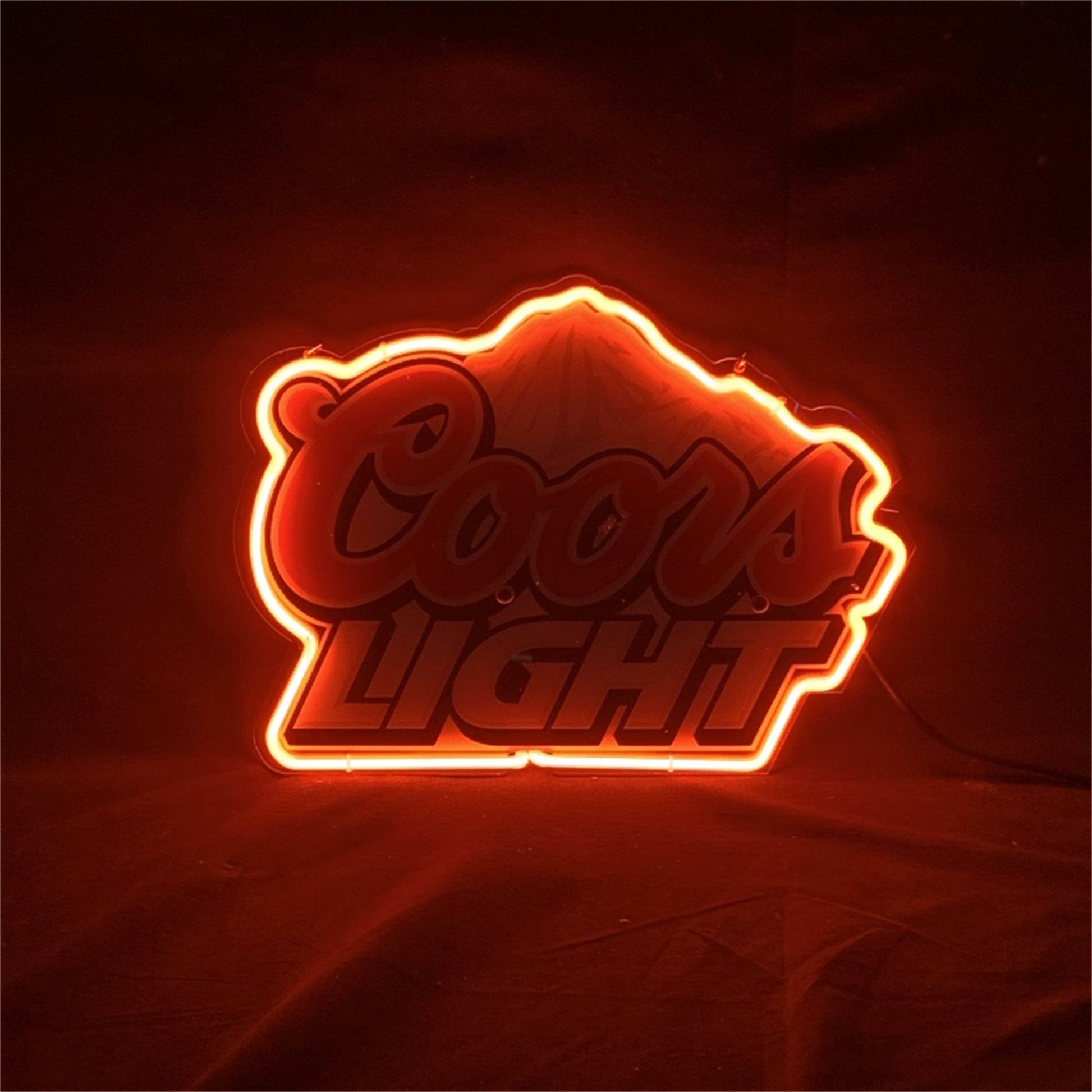 Coors Light Neon Sign Outline with UV-printed - TN236-  DRIVEN - 2