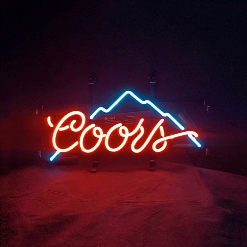 Coors Light Beer Mountain Neon Sign Light - TN264B-  DRIVEN - 1
