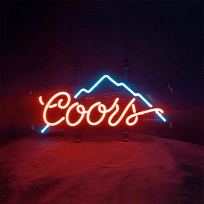 Coors Light Beer Mountain Neon Sign Light - TN264B-  DRIVEN - 1