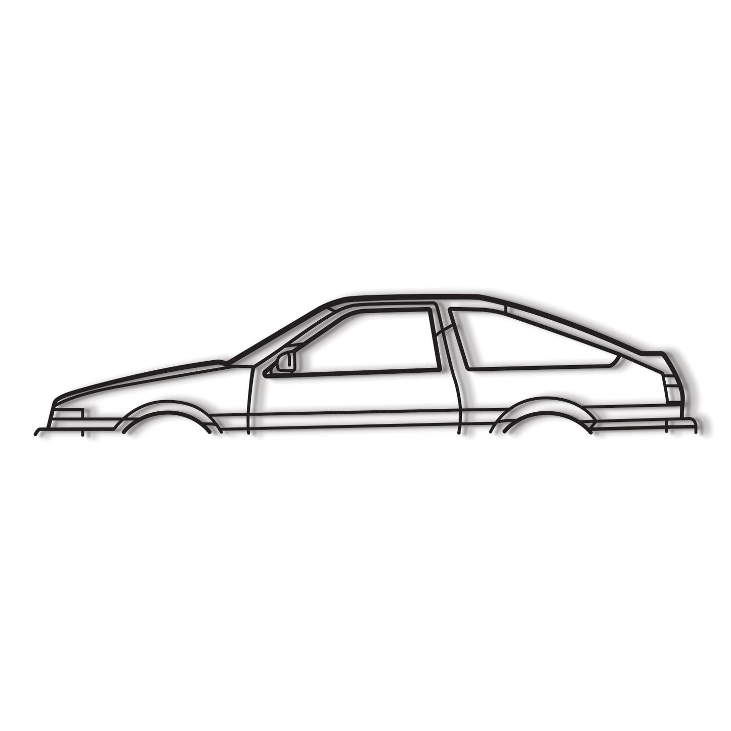 1985 Corolla AE86 Classic Metal Car Wall Art - MT0204 - MT0204B49L-MT0204B69L-MT0204B80L-MT0204B99L-MT0204B120L-  DRIVEN - 8