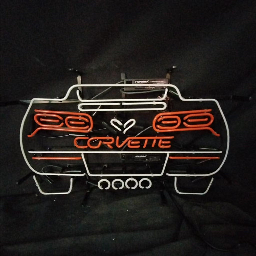 Corvette  Blue Auto Car Neon Signs - CN047-  DRIVEN - 3