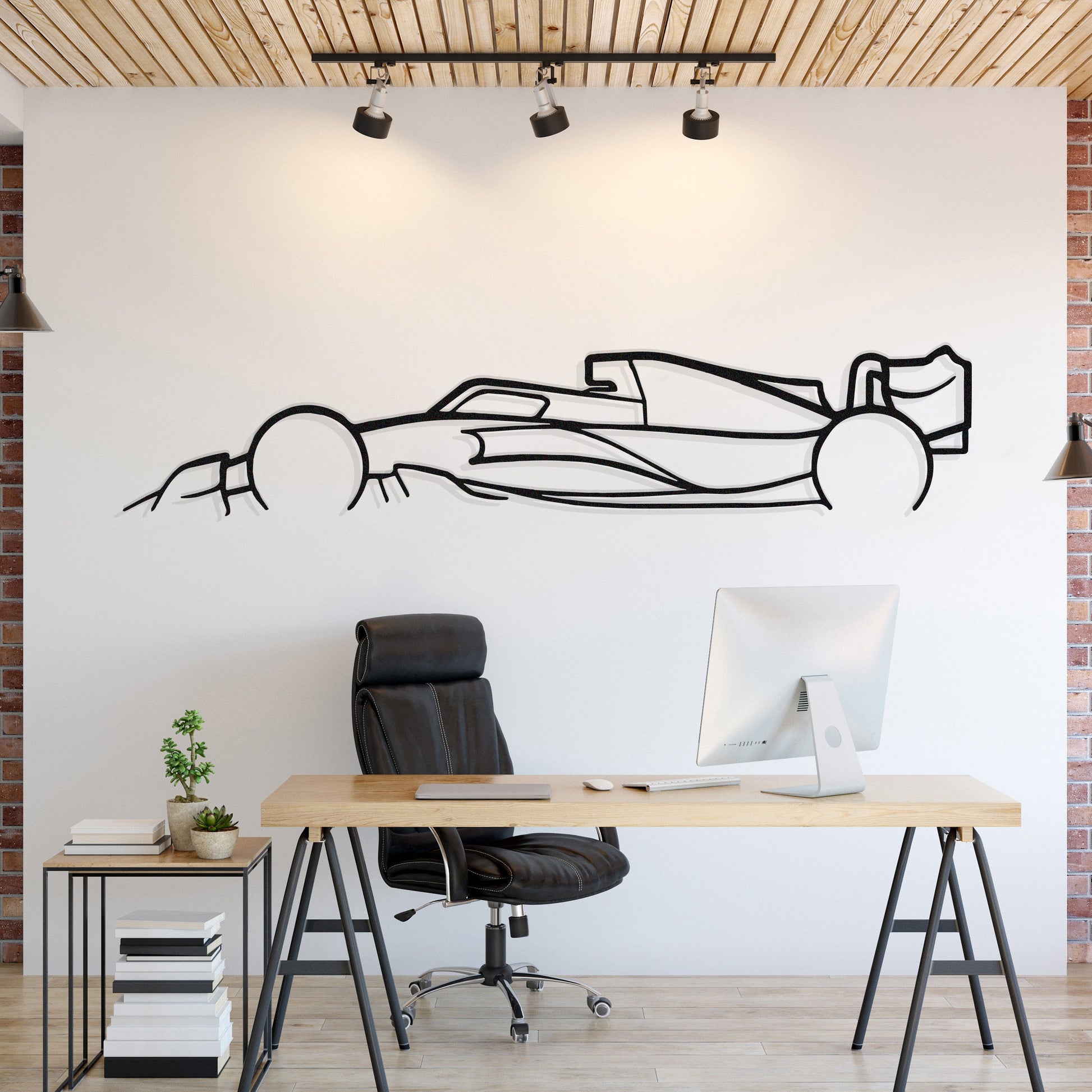 Formula1 2022-2023 F1 Metal Car Wall Art - MT0982 - MT0982B49L-MT0982B69L-MT0982B80L-MT0982B99L-MT0982B120L-  DRIVEN - 1