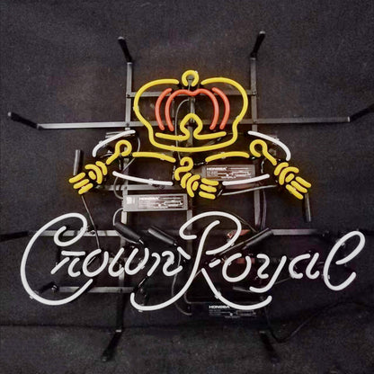 Purple Crown Royal Whiskey Neon Light Sign - MEXC049D-  DRIVEN - 3