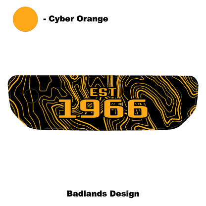 1966 Topographic Shifter Plate (Printed Series + Acrylic) - 2021+ Bronco