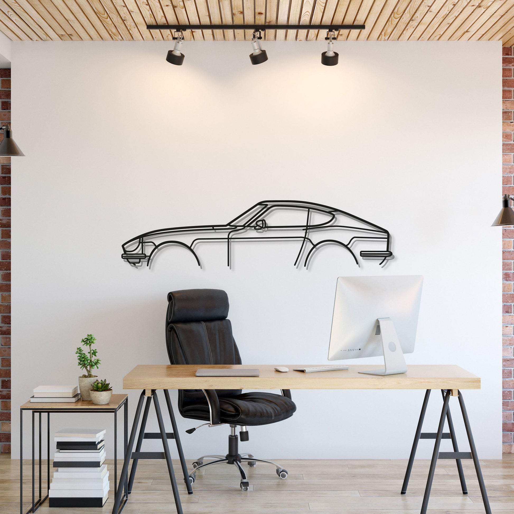 240Z 280Z Classic Metal Car Wall Art - MT0830 - MT0830B49L-MT0830B69L-MT0830B80L-MT0830B99L-MT0830B120L-  DRIVEN - 1