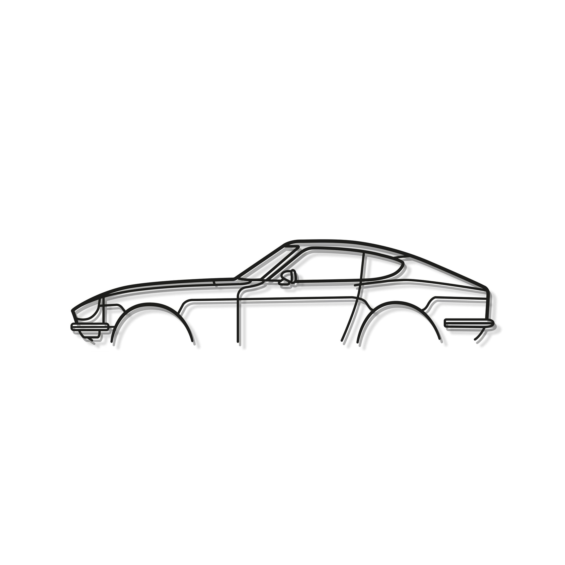 240Z 280Z Classic Metal Car Wall Art - MT0830 - MT0830B49L-MT0830B69L-MT0830B80L-MT0830B99L-MT0830B120L-  DRIVEN - 8