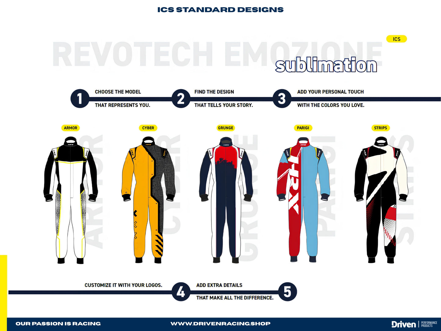 HRX | REVOTECH - BeSpoke | Custom Racing Suit | PRO-Level | FIA 8856-2018 - -----  DRIVEN - 3