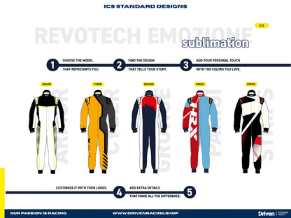 HRX | REVOTECH - BeSpoke | Custom Racing Suit | PRO-Level | FIA 8856-2018 - -----  DRIVEN - 3