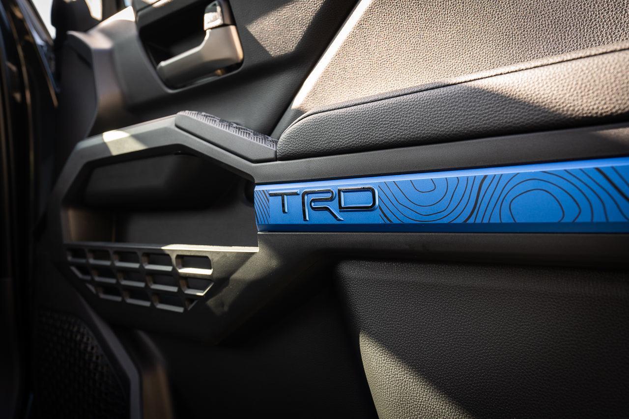 "TRD" Door Line Overlays - 2024+ Tacoma - 24TACODRTRDDR-GB-24TACODRTRDDR-MB-24TACODRTRDDR-RD-24TACODRTRDDR-WH-24TACODRTRDDR-BL-  DRIVEN - 2