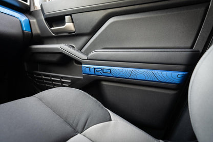 "TRD" Door Topographic Map Overlays - 2024+ Tacoma - 24TACODRTOPO-TRD-  DRIVEN - 6