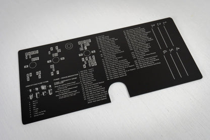 Acrylic Laser Series Fuse Box Lid Label Plate - 2021-2025 Bronco - 21BRONCOUNHDFUSE-LASER-21-21BRONCOUNHDFUSE-LASER-25-21BRONCOUNHDFUSE-LASER-SI21-21BRONCOUNHDFUSE-LASER-SI25-  DRIVEN - 4