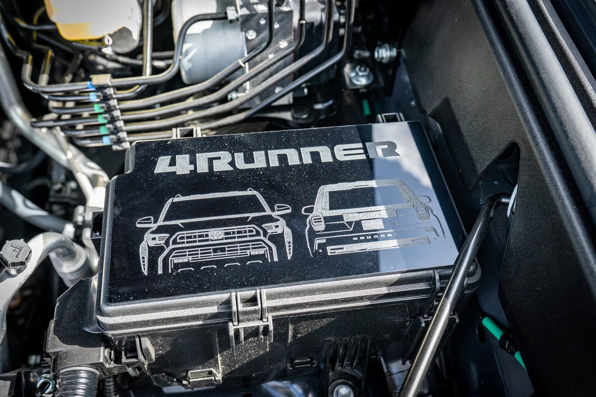 Driver Side Fuse Box Acrylic Plate - 2025+ 4Runner - 254R-DSFB-  DRIVEN - 1