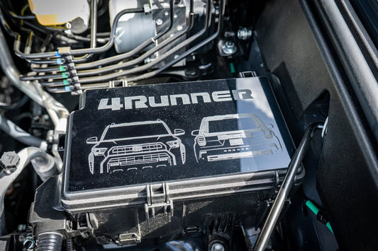 Driver Side Fuse Box Acrylic Plate - 2025+ 4Runner - 254R-DSFB-  DRIVEN - 1