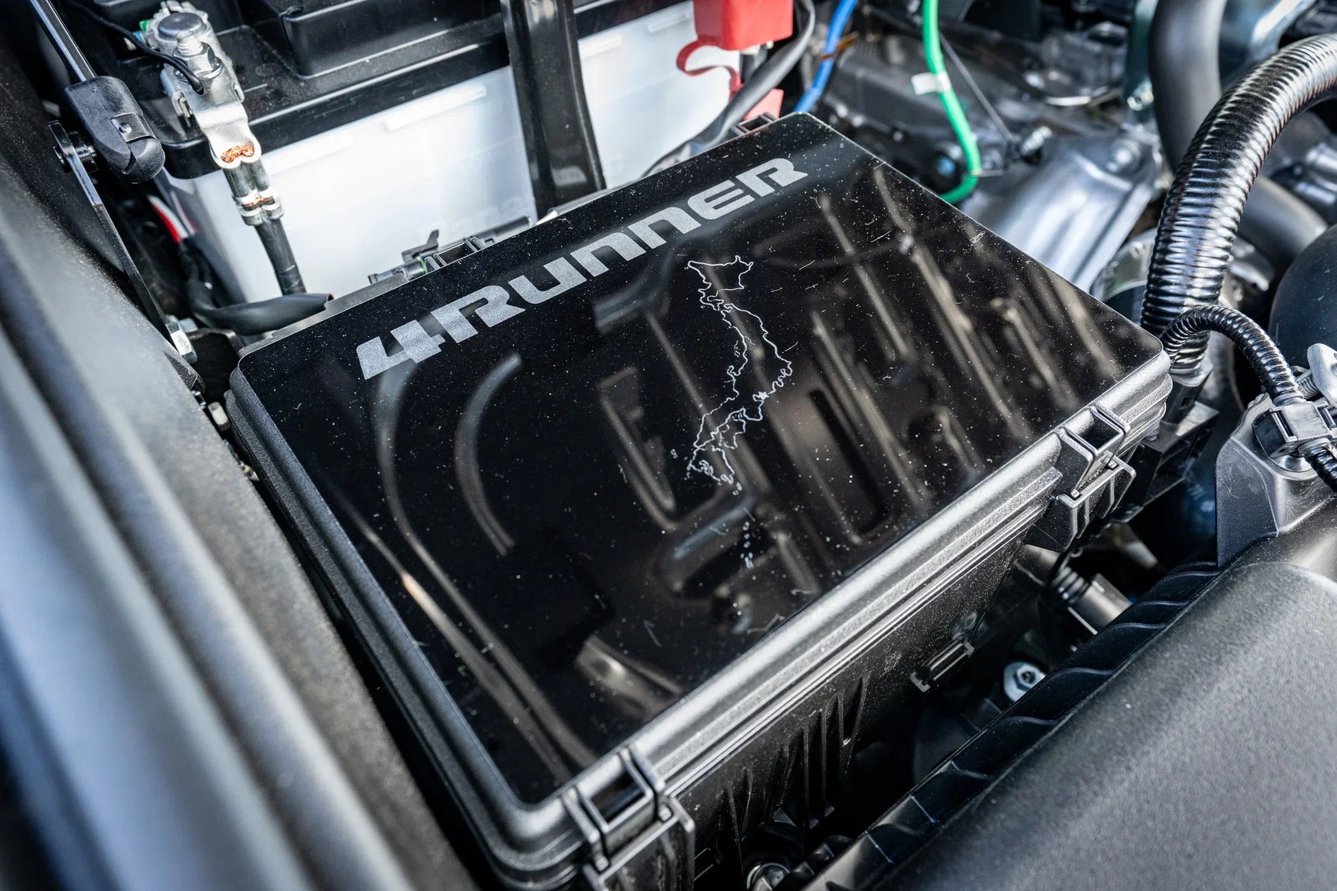 Passenger Side Fuse Box Acrylic Plate - 2025+ 4Runner - 254R-PSFB-  DRIVEN - 2