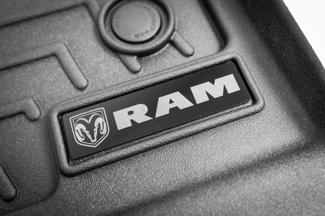 Acrylic RAM Emblem Inserts for Weathertech Floor Mats (Single) - WTINSERTRAM-  DRIVEN - 1