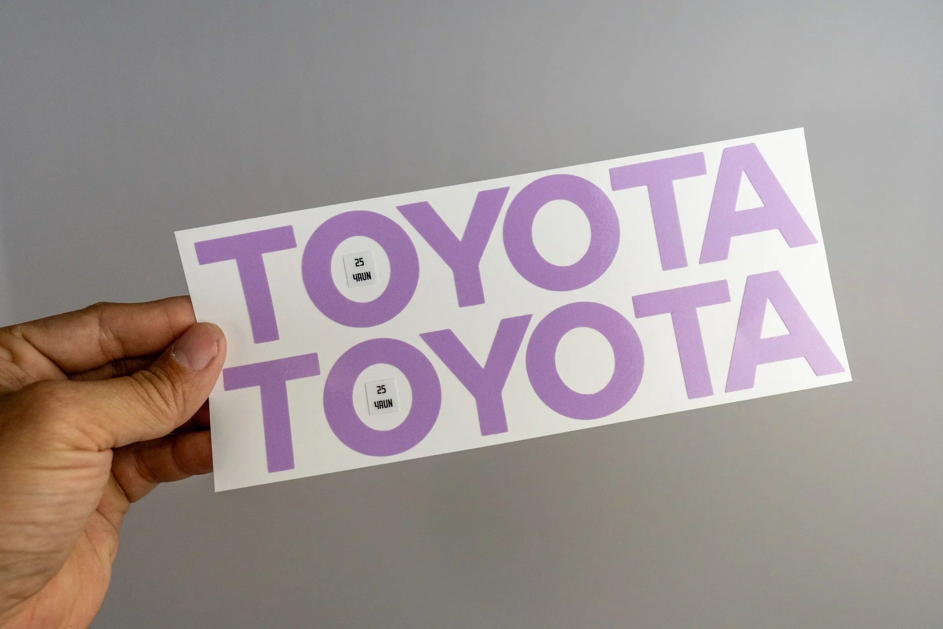 TOYOTA Front Door Sill Letter Overlays - 2024+ Tacoma / 2025+ 4Runner - 254RUN-DS-TOYOTA-RD-254RUN-DS-TOYOTA-WH-254RUN-DS-TOYOTA-EVG-254RUN-DS-TOYOTA-GB-254RUN-DS-TOYOTA-BL-  DRIVEN - 9