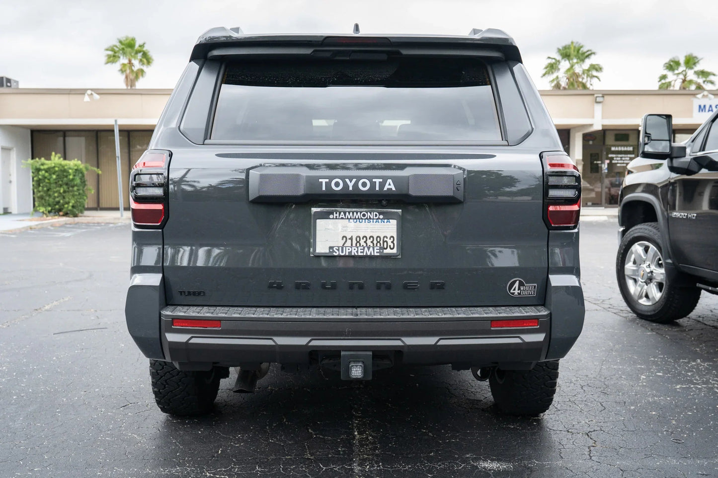 TOYOTA Rear Hatch Liftgate Acrylic Emblem Inlays - 2025+ 4Runner - 254RUNNER-RT-AC-WH-254RUNNER-RT-AC-GB-254RUNNER-RT-AC-MB-254RUNNER-RT-AC-OR-254RUNNER-RT-AC-RD-  DRIVEN - 10