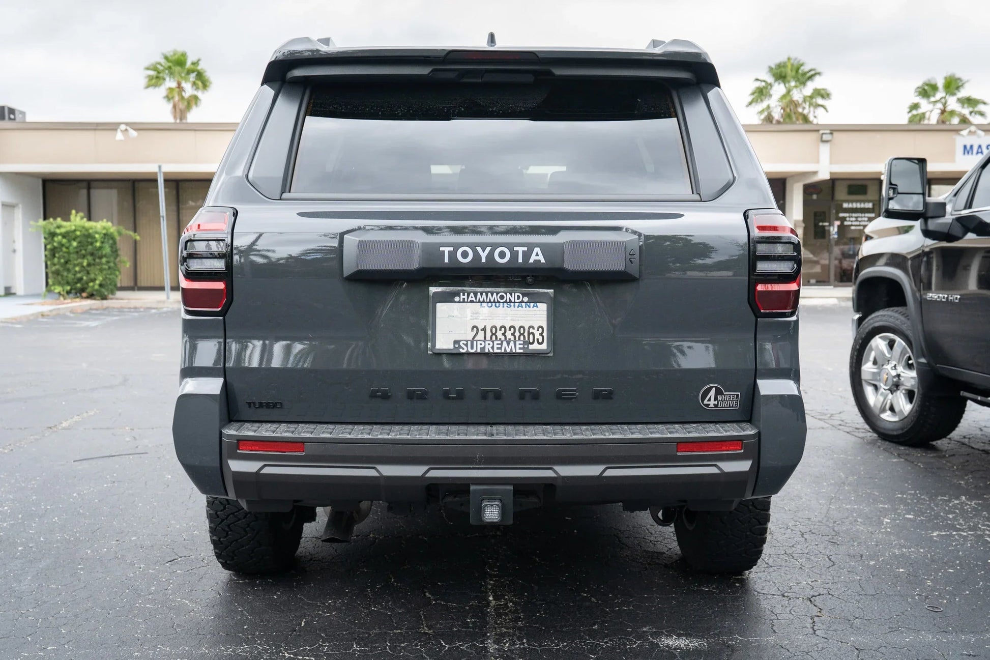 TOYOTA Rear Hatch Liftgate Acrylic Emblem Inlays - 2025+ 4Runner - 254RUNNER-RT-AC-WH-254RUNNER-RT-AC-GB-254RUNNER-RT-AC-MB-254RUNNER-RT-AC-OR-254RUNNER-RT-AC-RD-  DRIVEN - 10
