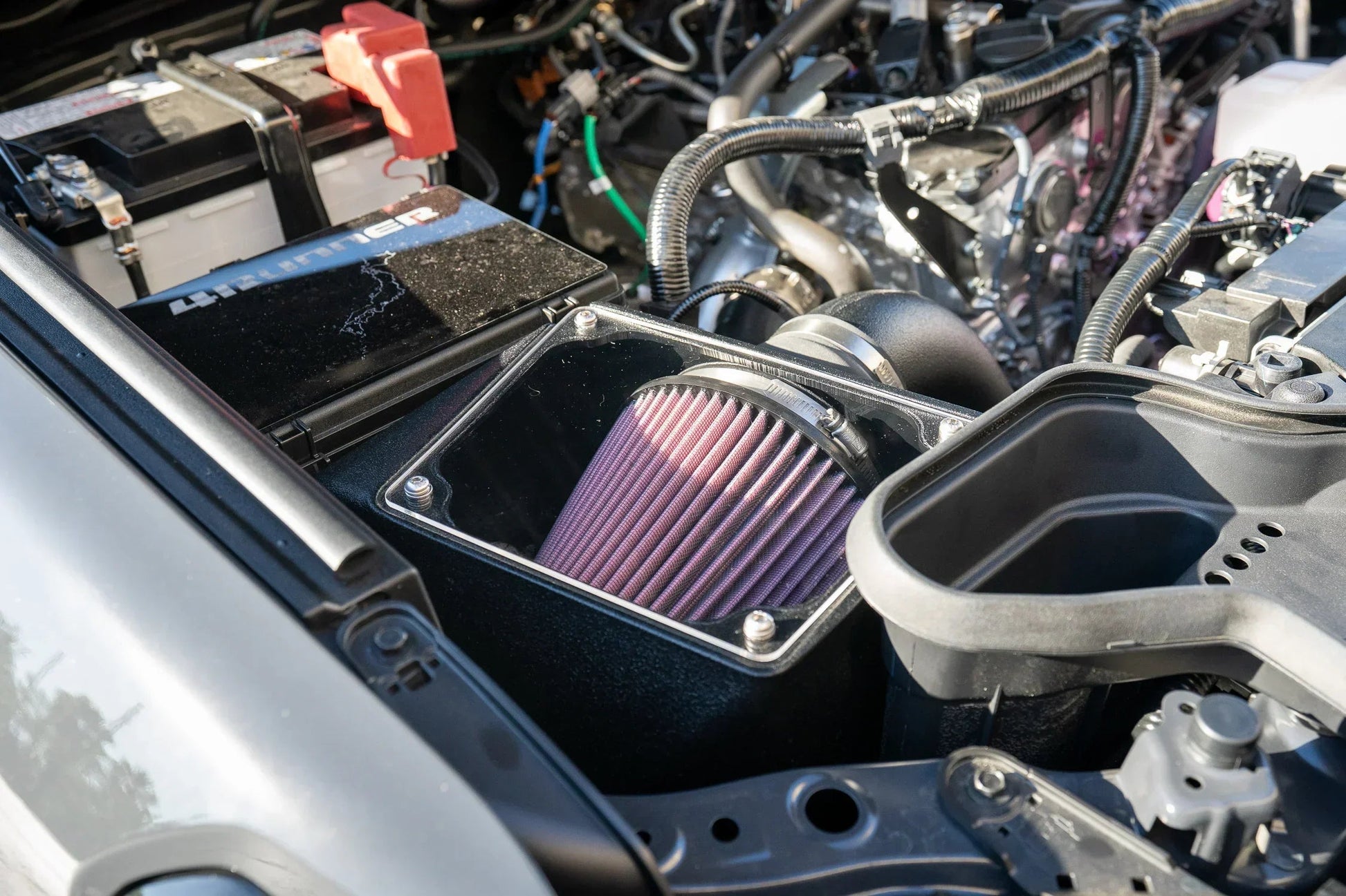 Acrylic Window for K&N 63 Series Air Intake - 2024+ Land Cruiser / Tacoma / 2025+ 4Runner - sfbKNN63-9043CVR-4R-sfbKNN63-9043CVR-PL-  DRIVEN - 3