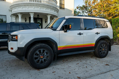 Topographic Rear Window Map Overlays V3 (Perforated) - 2024+ Land Cruiser - 24LCRWTOPOV3-HB-24LCRWTOPOV3-A51-24LCRWTOPOV3-CAR-24LCRWTOPOV3-CO-24LCRWTOPOV3-DS-  DRIVEN - 4