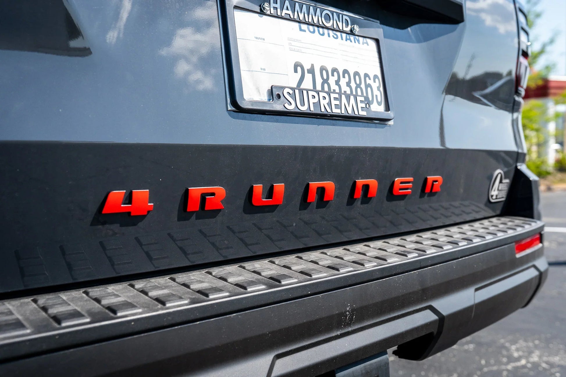 4RUNNER Rear Hatch Liftgate Emblem Overlays - 2025+ 4Runner - 254RUN-4RUN-LG-WH-254RUN-4RUN-LG-MB-254RUN-4RUN-LG-GB-254RUN-4RUN-LG-BL-254RUN-4RUN-LG-GR-  DRIVEN - 1