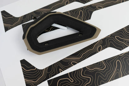 Topo Rear Interior Lower Door Card Insert Overlays (Printed Series) - 2021+ Bronco 4 Door