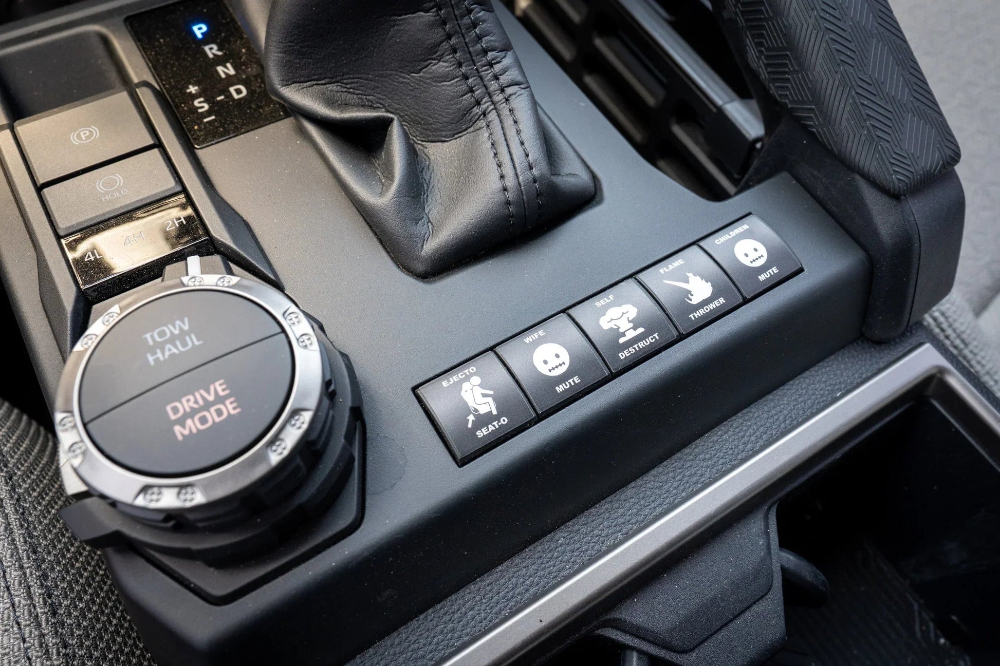 Ejecto Seato Blank Button Overlay - 2024+ Land Cruiser / Tacoma / 2025+ 4Runner - 24LC250-EJECTO-1-24LC250-EJECTO-FULLSET-  DRIVEN - 3
