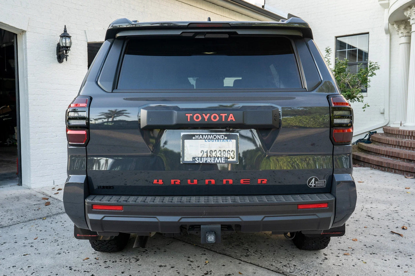 TOYOTA Emergency Reflective Rear Hatch Liftgate Emblem Overlays - 2025+ 4Runner - 24LC250-RTE-TOYOTA-WH-24LC250-RTE-TOYOTA-MB-24LC250-RTE-TOYOTA-BL-24LC250-RTE-TOYOTA-OR-24LC250-RTE-TOYOTA-PI-  DRIVEN - 4