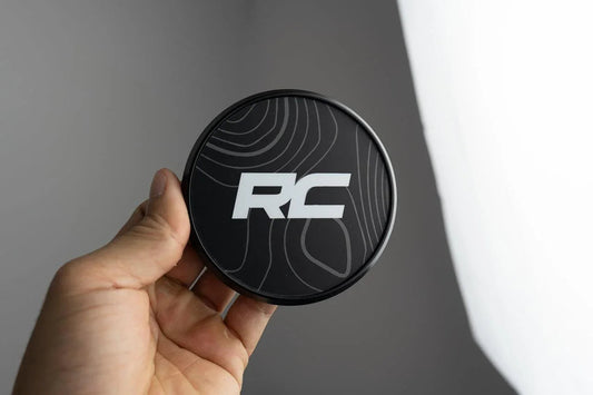 RC 3.5" Black Series Topo Round Cover Overlays - Universal - RC35BLK-CGL-RC35BLK-CGLNL-RC35BLK-CODE-RC35BLK-DSL-RC35BLK-EGL-  DRIVEN - 1