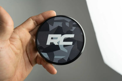 RC 3.5" Black Series Round Cover Overlays - Universal - RC35BLK-RET5-RC35BLK-OUC-RC35BLK-CUC-RC35BLK-AMB-RC35BLK-DS-  DRIVEN - 1