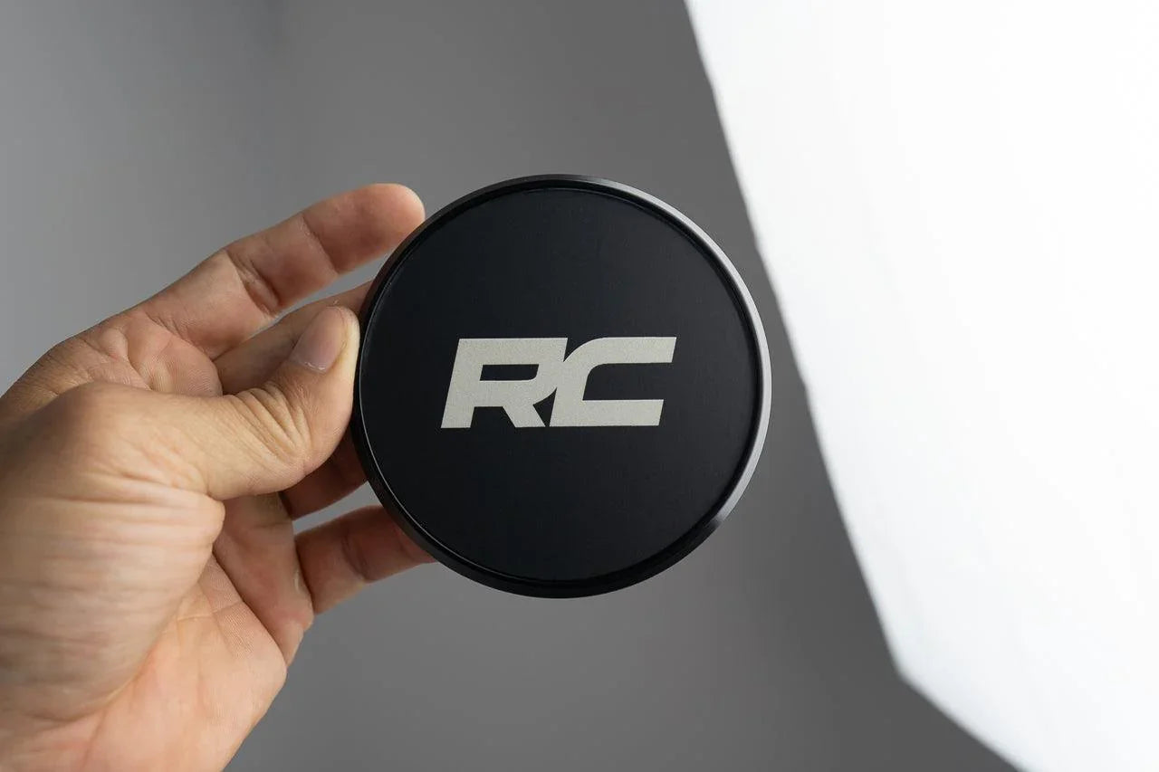 RC 3.5" Black Series Round Cover Overlays - Universal - RC35BLK-RET5-RC35BLK-OUC-RC35BLK-CUC-RC35BLK-AMB-RC35BLK-DS-  DRIVEN - 3