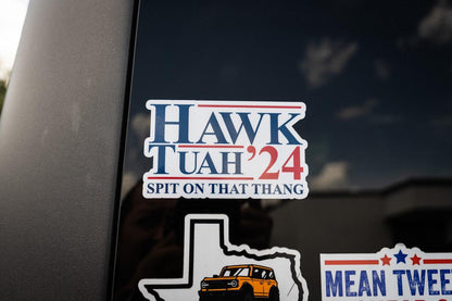 Hawk Tuah Spit on That Thang 2024 Sticker - Universal - hawktuah24-  DRIVEN - 2