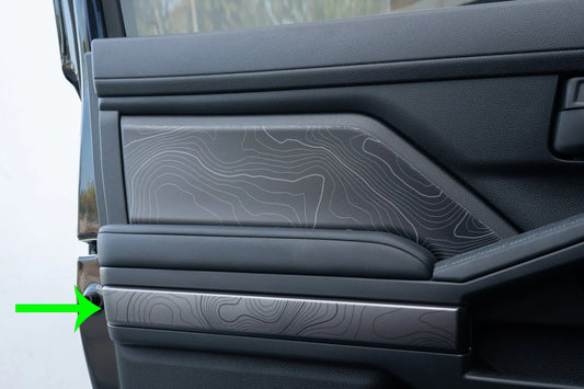 Door Topographic Map Overlays - *2025+ 4Runner - 254RUNDRTOPO-TRD-  DRIVEN - 1