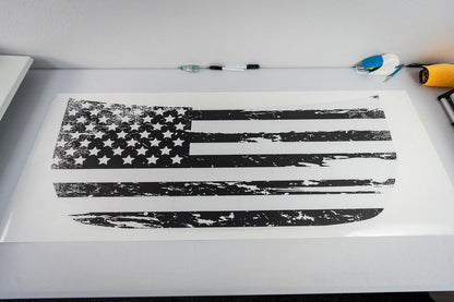 Stealth Clear American Flag Hood Overlay - 2021+ Bronco - 21BRONCOAMFHD-21BRONCOAMFHDB-21BRONCOAMFHDS-21BRONCOAMFHD-X2-21BRONCOAMFHDB-X2-  DRIVEN - 6