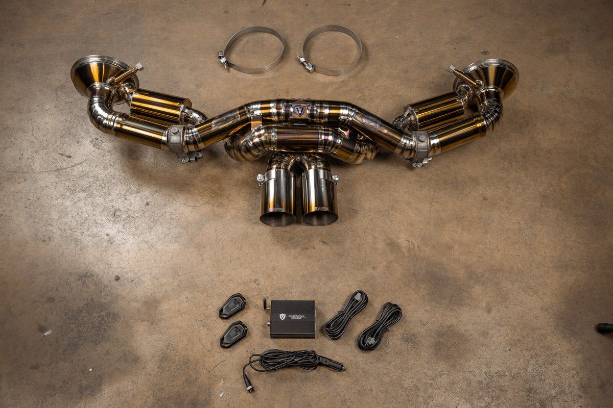 Valvetronic Valved Sport Exhaust System for Porsche 992 GT3/RS - POR.992.GT3.VSES.F1.TI-  DRIVEN - 3
