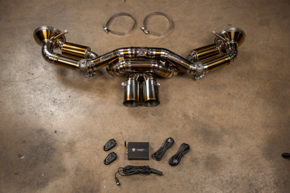 Valvetronic Valved Sport Exhaust System for Porsche 992 GT3/RS - POR.992.GT3.VSES.F1.TI-  DRIVEN - 3