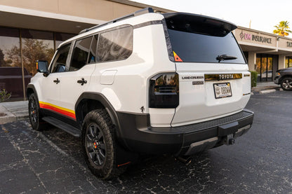 Heritage Rear Glass Button Trim Overlay - 2024+ Land Cruiser / GX 550 - LC250TRI-TBO-LC250TRI-TBB-  DRIVEN - 2