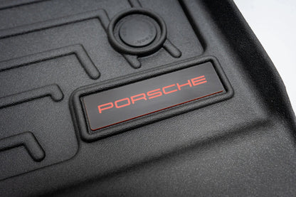 Porsche Logo Emblem for Weathertech All Weather Floor Mats (Single) - Porsche 911 Cayman Cayenne Boxter Macan Taycan - WTLOGOPORSCHE-RD-WTLOGOPORSCHE-SI-WTLOGOPORSCHE-CF-WTLOGOPORSCHE-BK-  DRIVEN - 5