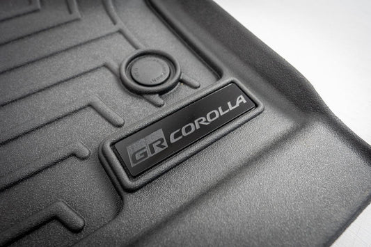 GR Corolla Emblem Inserts for Weathertech Floor Mats (Single) - 2023+ GR Corolla - GRCOROLLAWTMATLOGO-  DRIVEN - 1