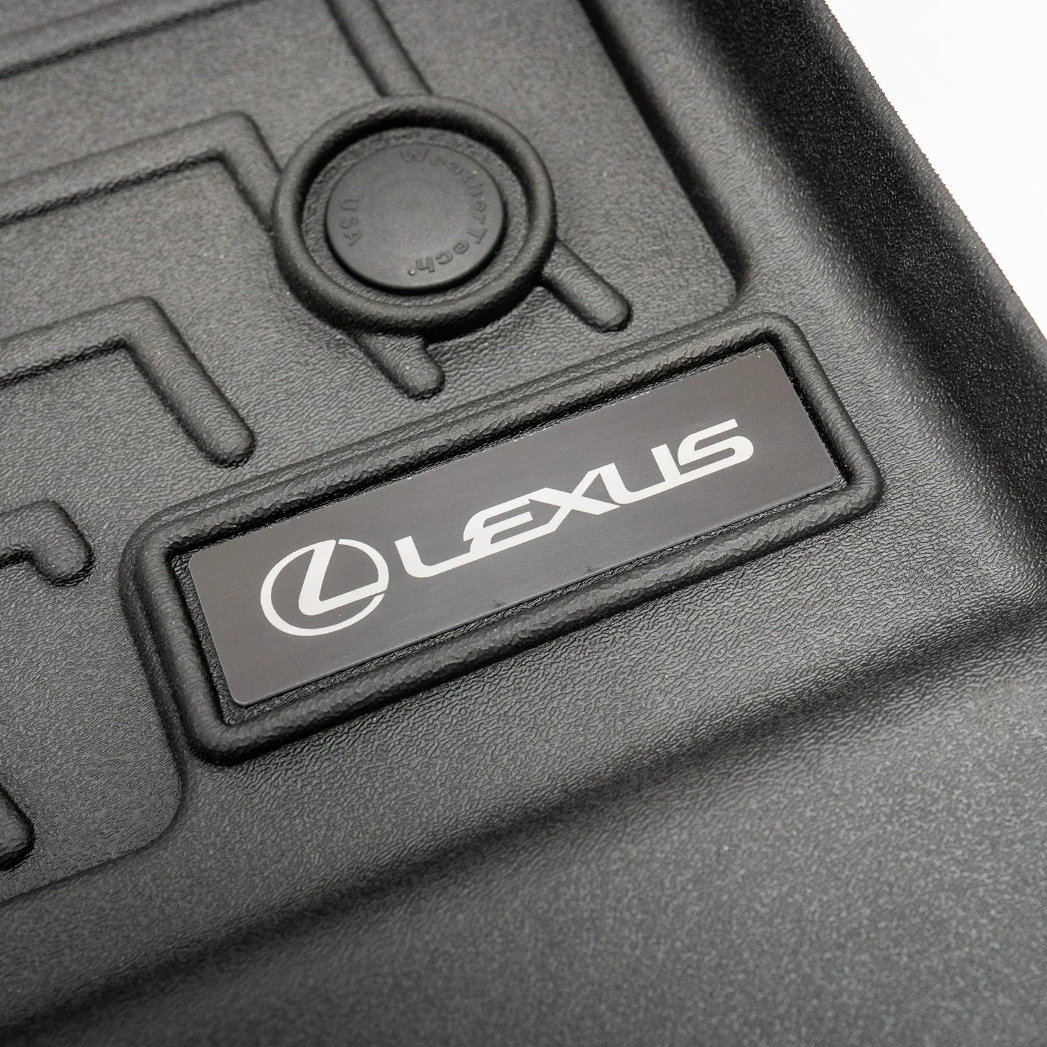 Lexus Domed Logo Emblem for All-Weather Floor Mats (Single) - ES, RX, NX, GX, LX - WTLEXUS-  DRIVEN - 1