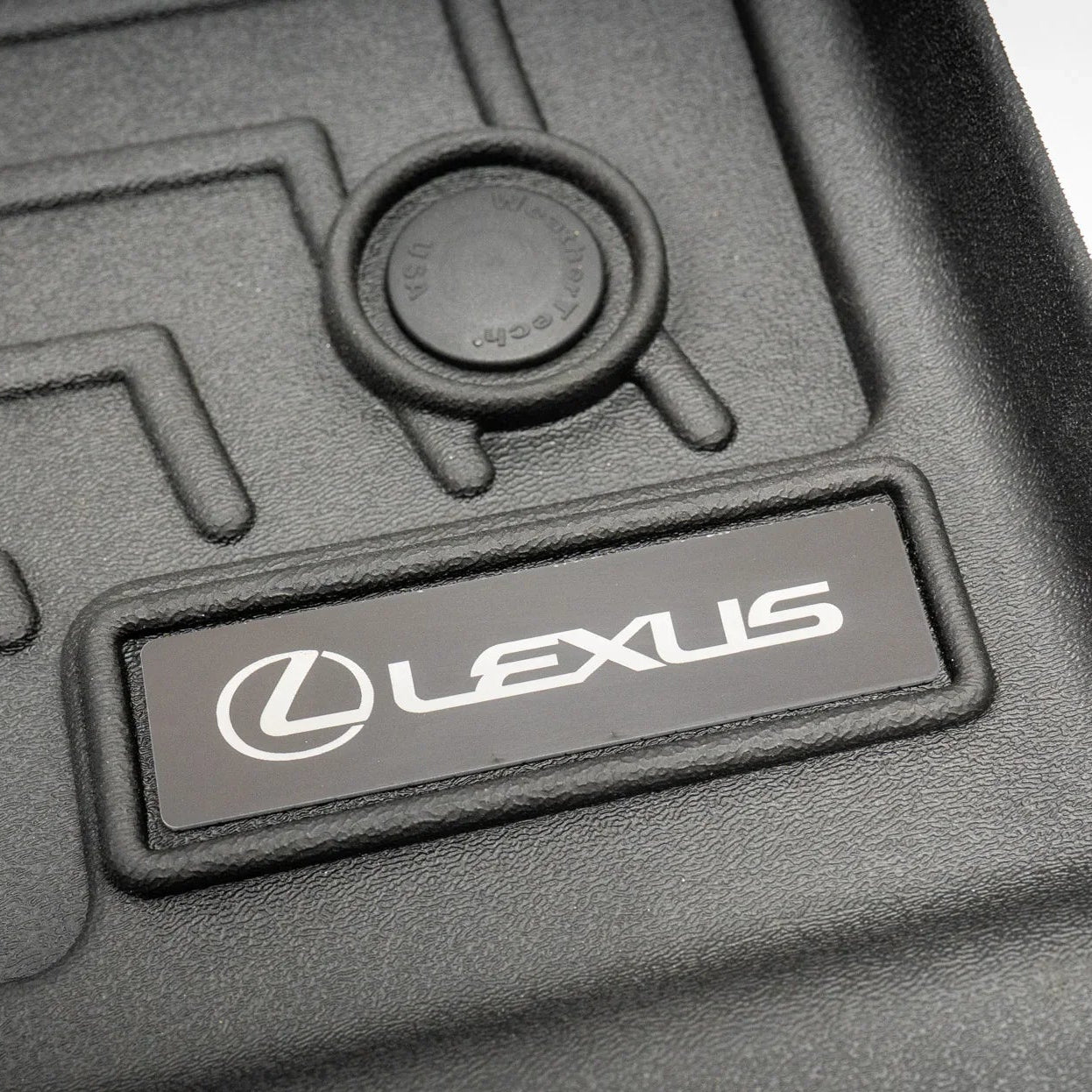 Lexus Domed Logo Emblem for All-Weather Floor Mats (Single) - ES, RX, NX, GX, LX - WTLEXUS-  DRIVEN - 2