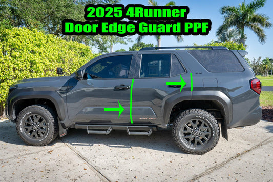eXpert Door Edge Protection Film (Clear PPF) - 2025+ 4Runner - 254RUNNERCDEDRPPF-4-  DRIVEN - 2