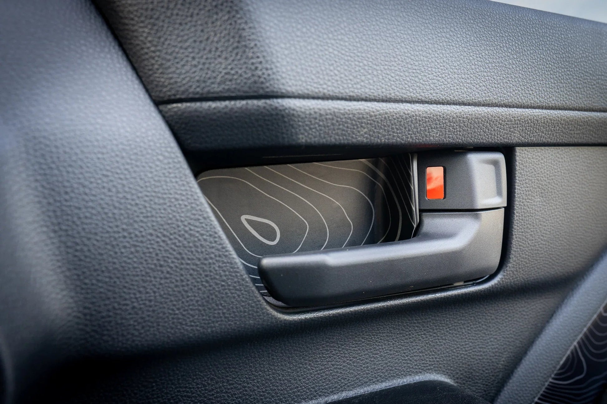 Topographic Inner Door Cup Overlays - 2024+ Tacoma / 2025+ 4Runner - 254RUNNER-SB-TP.WH-254RUNNER-SB-TP.JA-254RUNNER-SB-TP.HB-254RUNNER-SB-TP.VB-254RUNNER-SB-TP.AG-  DRIVEN - 1