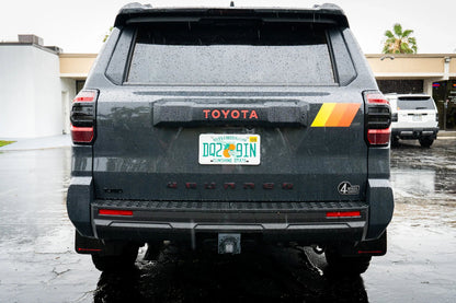 Heritage Retro TRD Style Liftgate Stripes - 2025+ 4Runner - 254RUNNERLG-RTRD-M-254RUNNERLG-TRD-G-  DRIVEN - 4