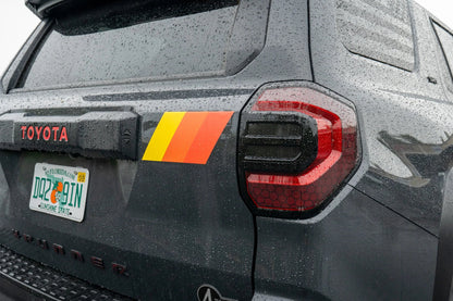 Heritage Retro TRD Style Liftgate Stripes - 2025+ 4Runner - 254RUNNERLG-RTRD-M-254RUNNERLG-TRD-G-  DRIVEN - 3