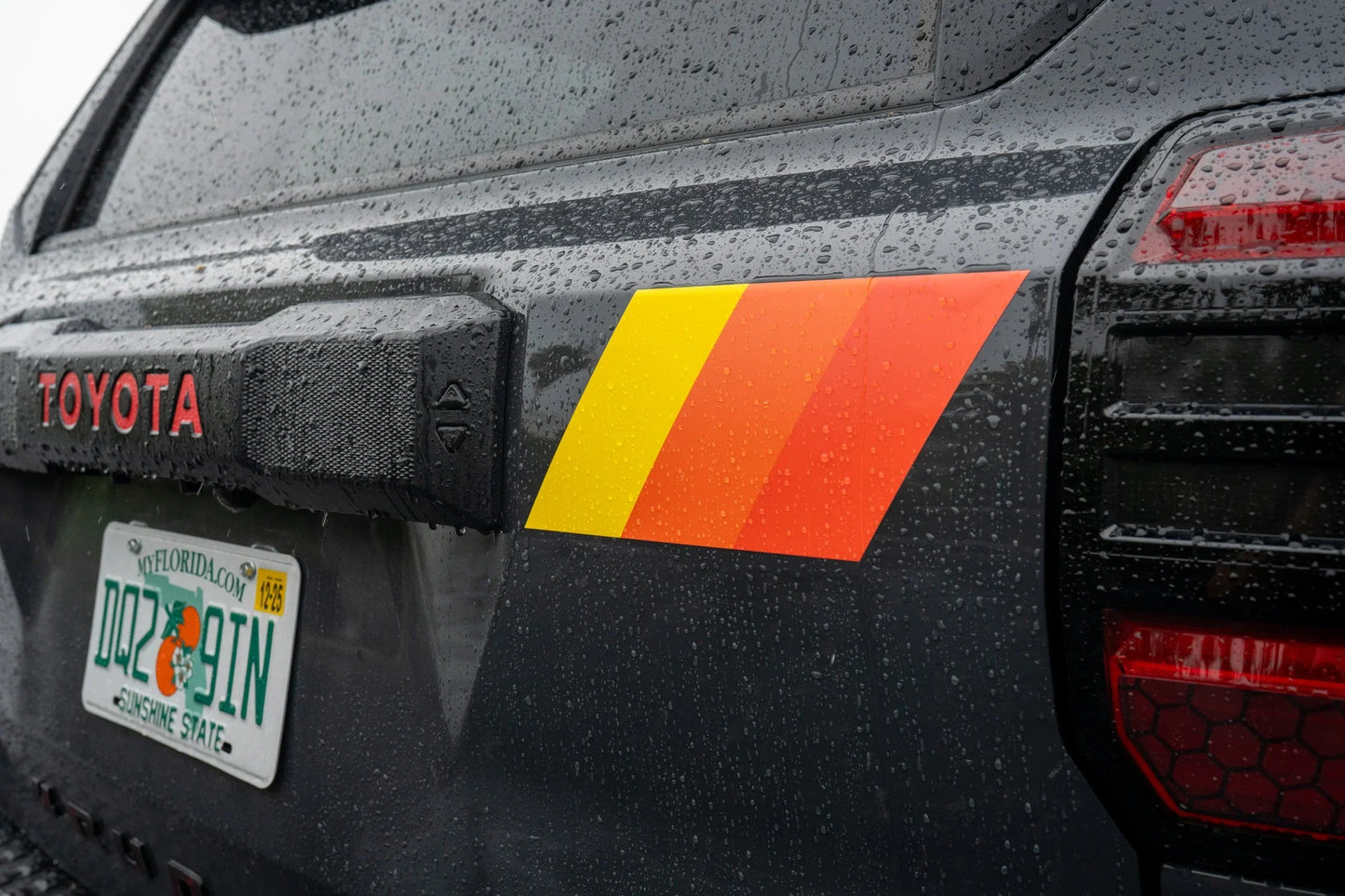 Heritage Retro TRD Style Liftgate Stripes - 2025+ 4Runner - 254RUNNERLG-RTRD-M-254RUNNERLG-TRD-G-  DRIVEN - 1