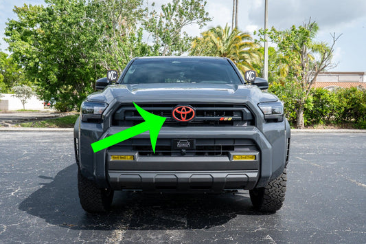 Front OEM Cover Overlays - *2024+ Tacoma / *2025+ 4Runner - 254RFOEBLK-WH-254RFOEBLK-MB-254RFOEBLK-GB-254RFOEBLK-BL-254RFOEBLK-GR-  DRIVEN - 1