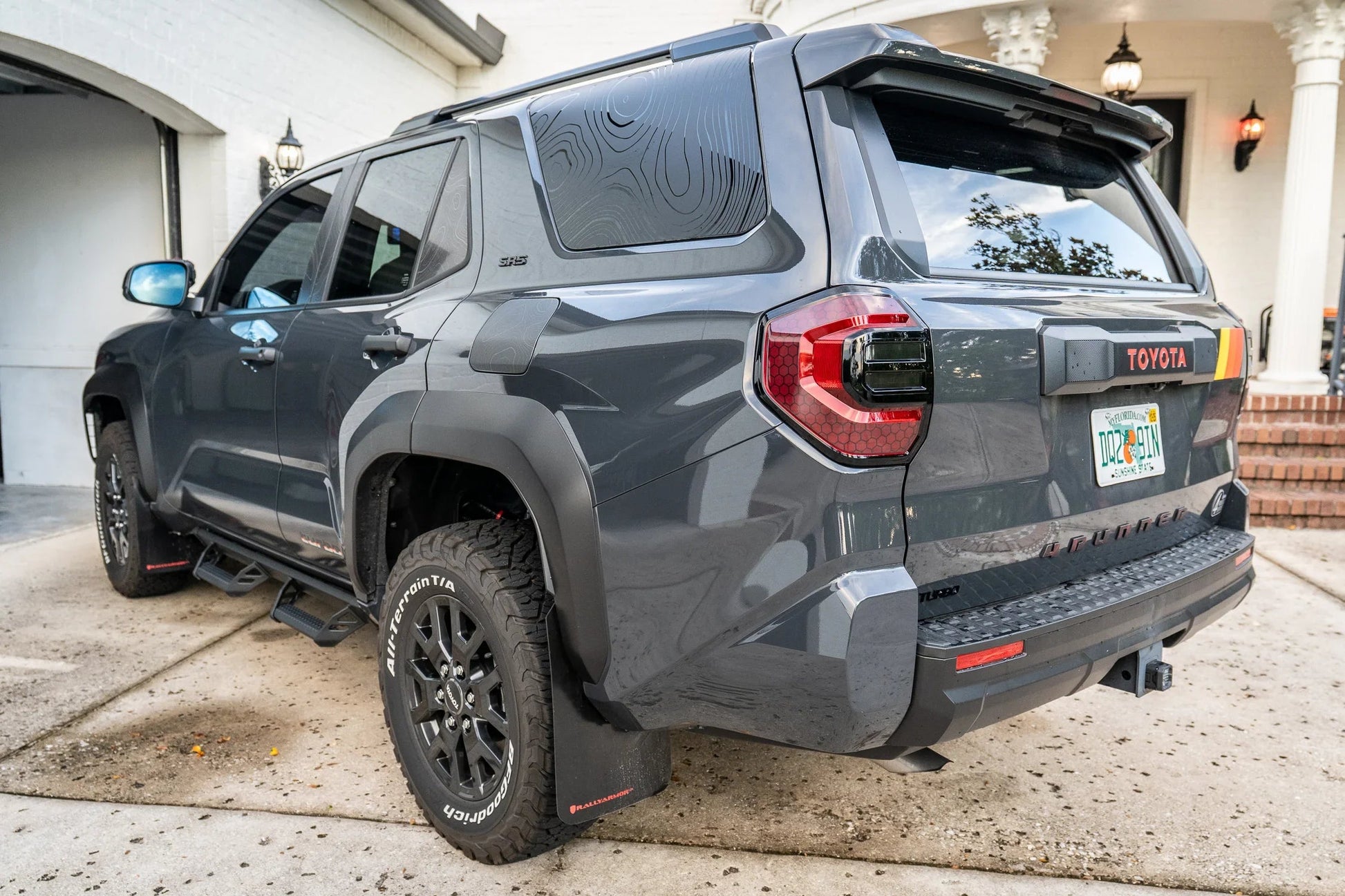 Topographic Rear Window Overlay V2 - 2025+ 4Runner - 254RUNRWINTP-MB-254RUNRWINTP-GB-  DRIVEN - 6