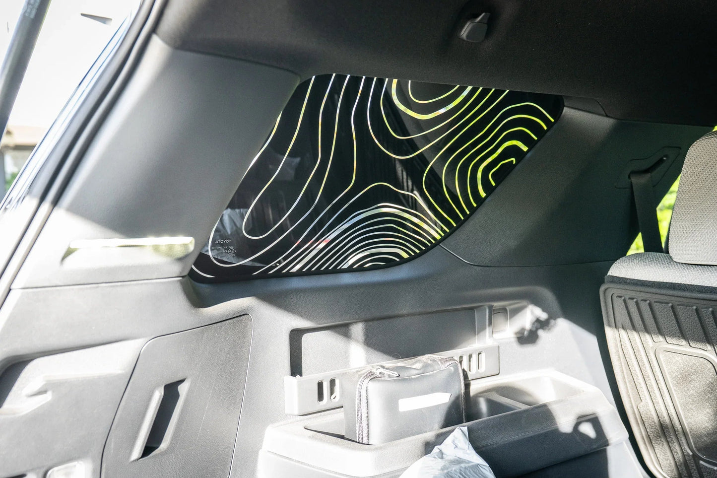 Topographic Rear Window Overlay V2 - 2025+ 4Runner - 254RUNRWINTP-MB-254RUNRWINTP-GB-  DRIVEN - 9